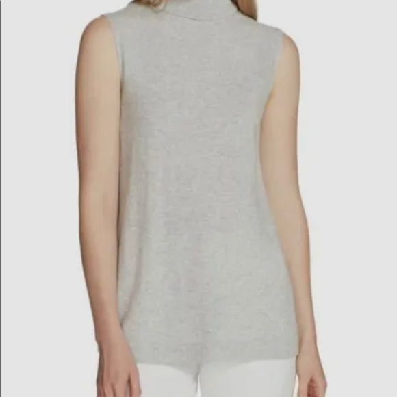 NWT! Lafayette 148 New York
Cashmere-Blend Double Knit Sleeveless Sweater - Picture 2 of 10